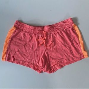 Champion Gym Shorts Coral and Neon Peach